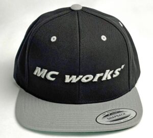 MCワークス キャップ　黒 Mc Works'